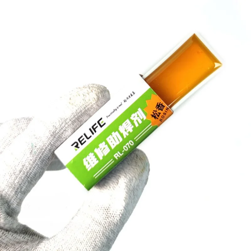 Imagem -04 - Solid Rosin Solder Paste For Welding Soldering Tin Material Alta Pureza Durabilidade Flux Pcs