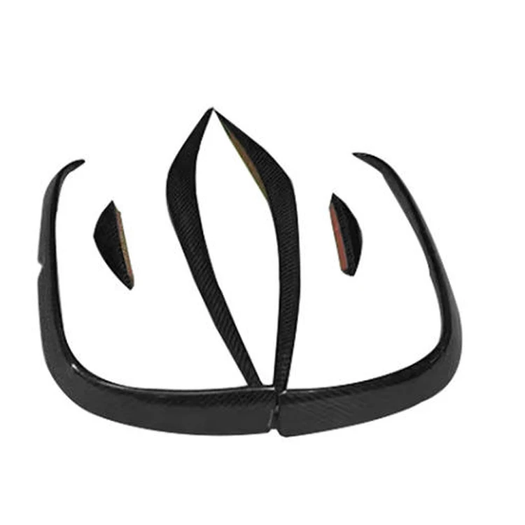 For VW CC Carbon Fiber Knife Canards Spliter Diffuser Spoiler Bodykit 6 PC