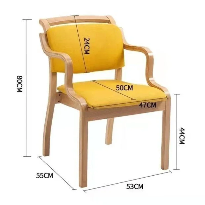 Nordischer Senioren stuhl mit Armlehne Pflegeheim Altenpflege wohnung Altenpflege Senioren freundlicher Stuhl für ältere Menschen geeignet