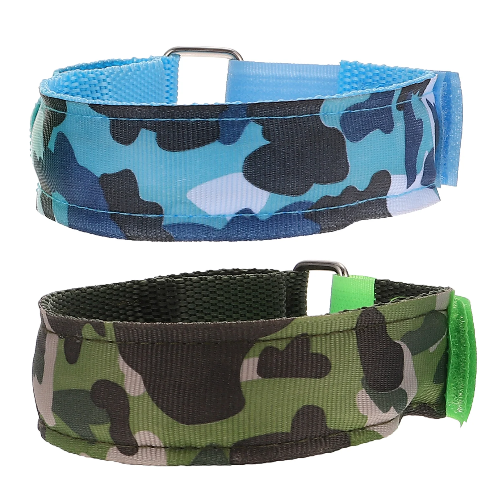 

2 Pcs Bracelet Luminous Armband Night Run Cycling Nylon Jogging Lights for Running