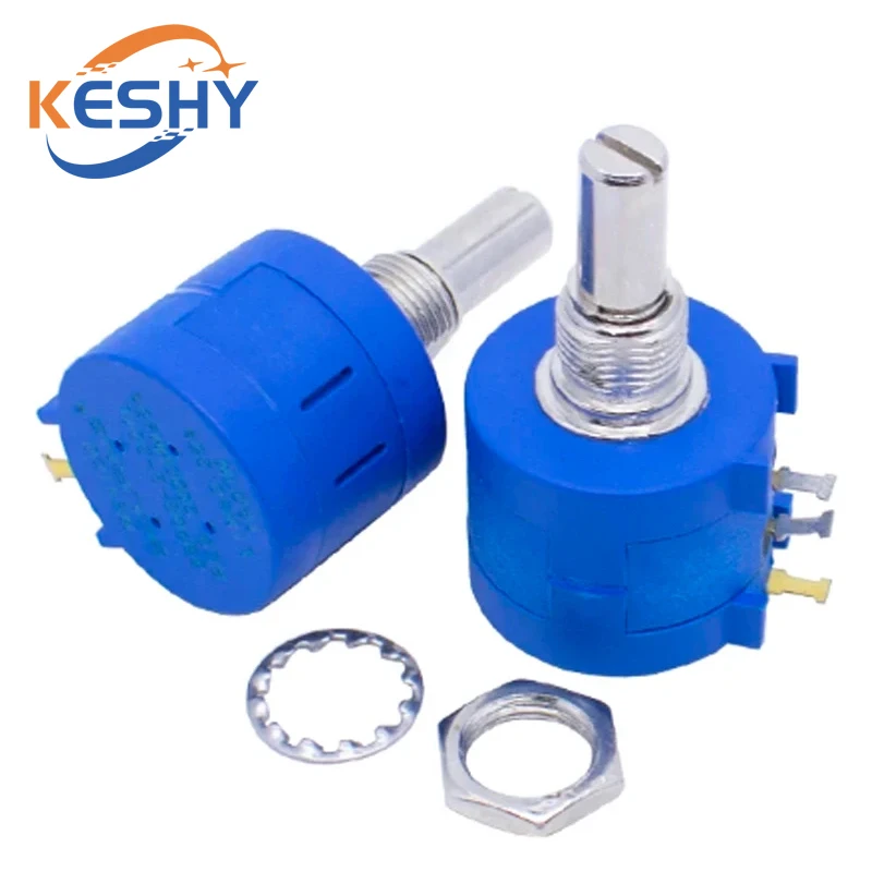 3590S Multiturn Potentiometer 500 1K 2K 5K 10K 20K 50K 100K ohm Potentiometer Adjustable Resistor 3590 102 202 502 103 3590S-2