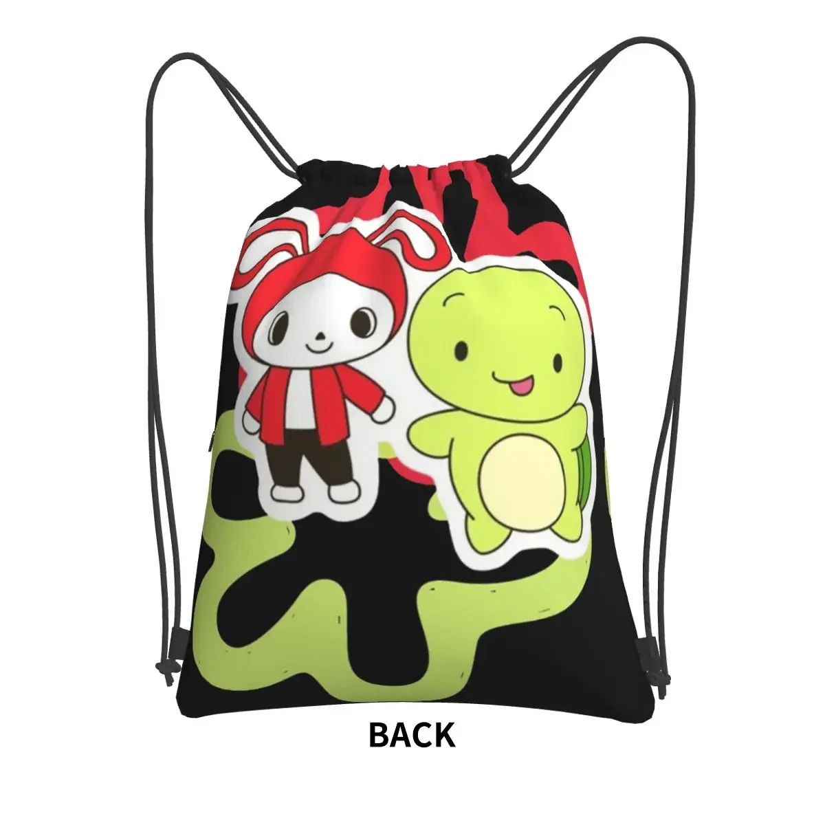 JJ MIKEY MAIZEN Portable Backpacks Drawstring Bag Fashion Drawstring Bundle Pocket Sundries Bags For School Students