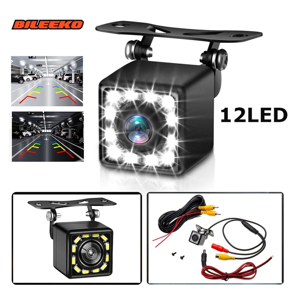  Bileeko Universal Vehicle SMT Rear Camera - Reverse Backup Rear View Camera 