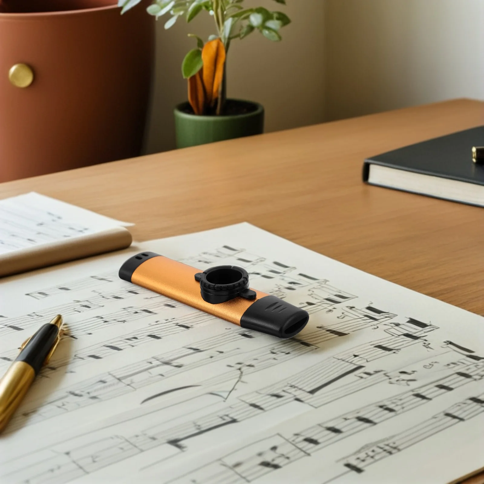 

1 set Metal Kazoo Instrument For Beginners Small Portable Kazoo Flute Guitar Ukulele Partner Easy To Learn Musical Percussion