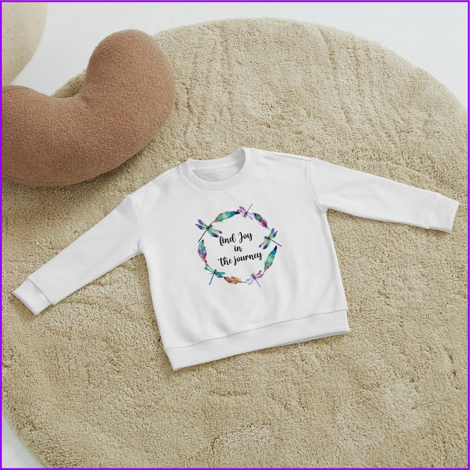 Find Joy In The Journey Sja904 Kids Boys Girls Hoodies Sweatshirts Children'S Baby Clothes Hoodies Clothing Sweatshirts Tops2024