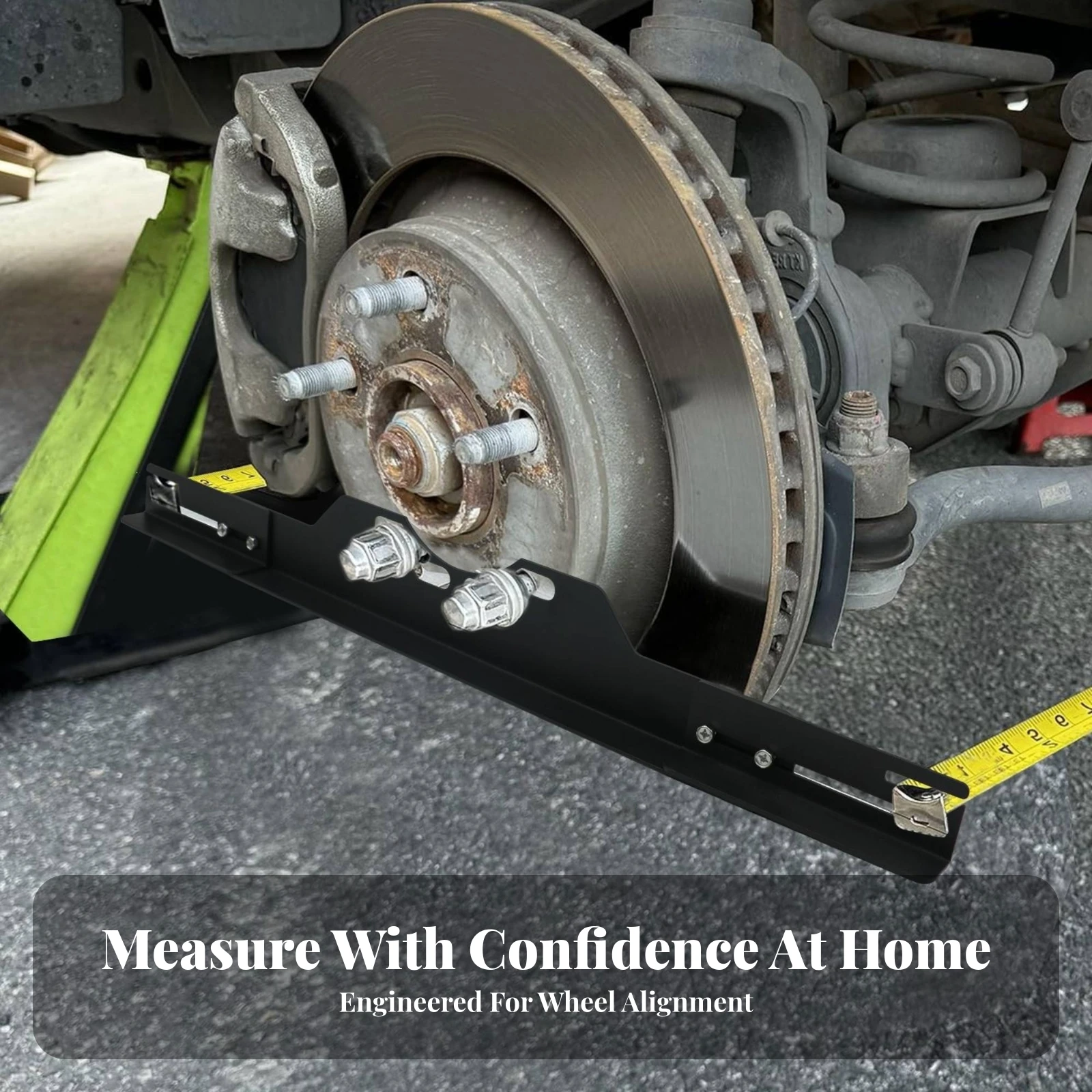 أداة ضبط زوايا العجلات مع شريط - مراجعة Tools For Garage وسعره