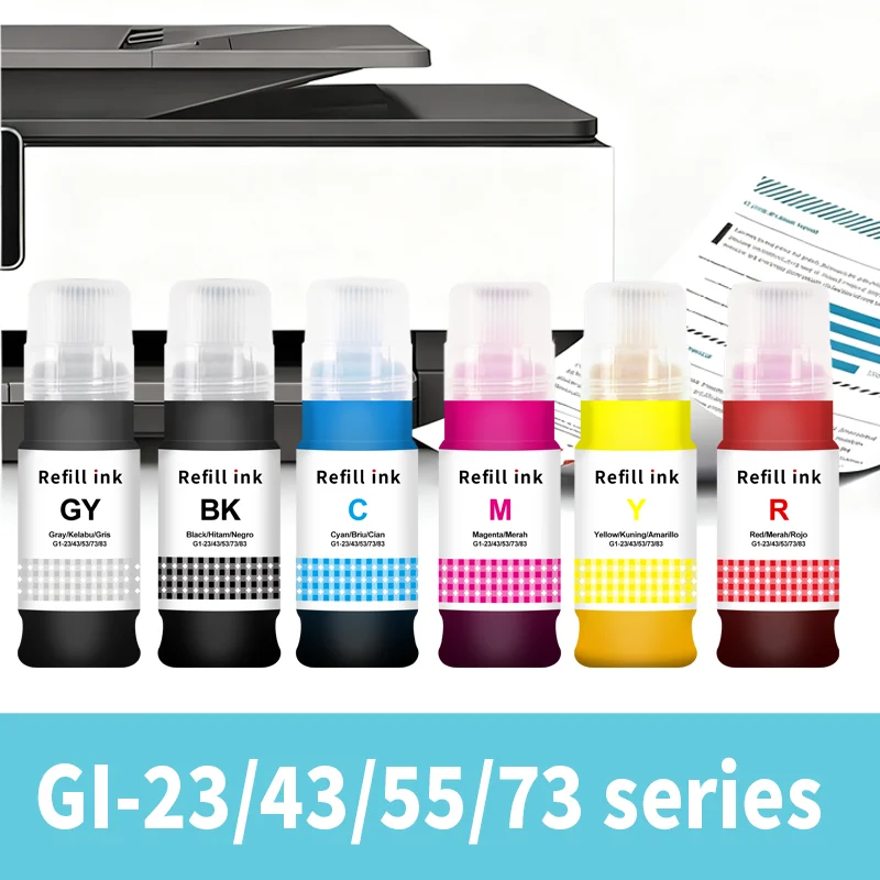 

Запасные чернила, совместимые с принтером Canon GM550/GM650/GM540/GM640/GM510/GM610/GM570/GM670/G590/G595/G690/G695/G695/серия принтеров