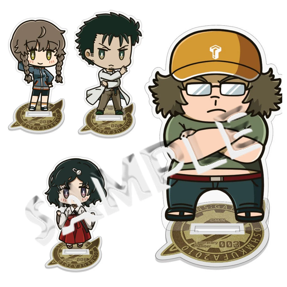Аниме Steins Gate 10 см акриловая подставка Rintarou Okabe Kurisu Makise Mayuri Shiina Suzuha Amane модель стенд настольный декор подарок