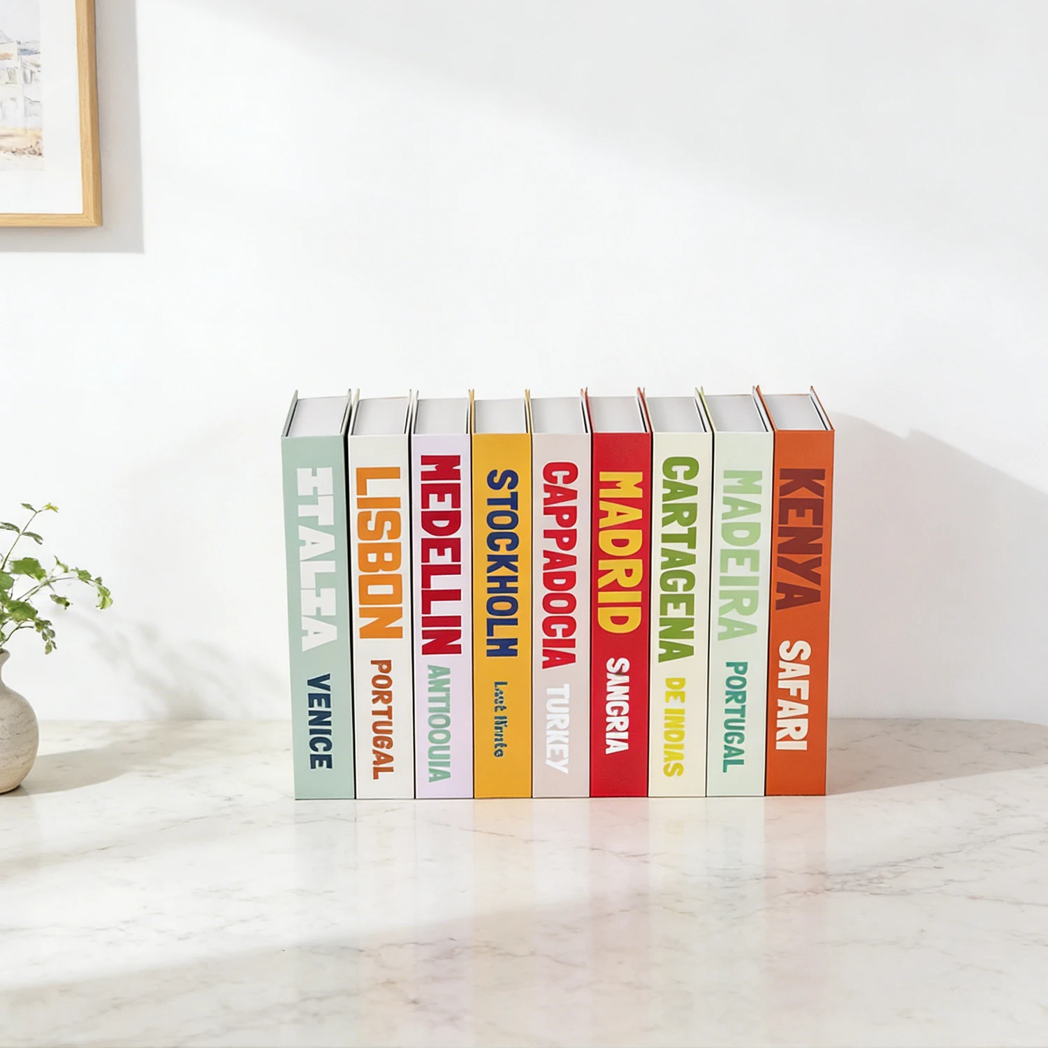 Reiseserie Deko-Bücher für Couchtische – Modische Fake-Bücher als Aufbewahrungsbox für Zuhause und Modellräume – IBIZA CAPRI – Detail 11
