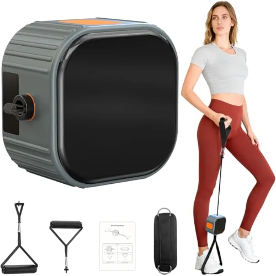 

Resistance Bands with Fitness Bar, Power Pump System with Adjustable Resistance Levels, Portable Strength Training Equipment fo