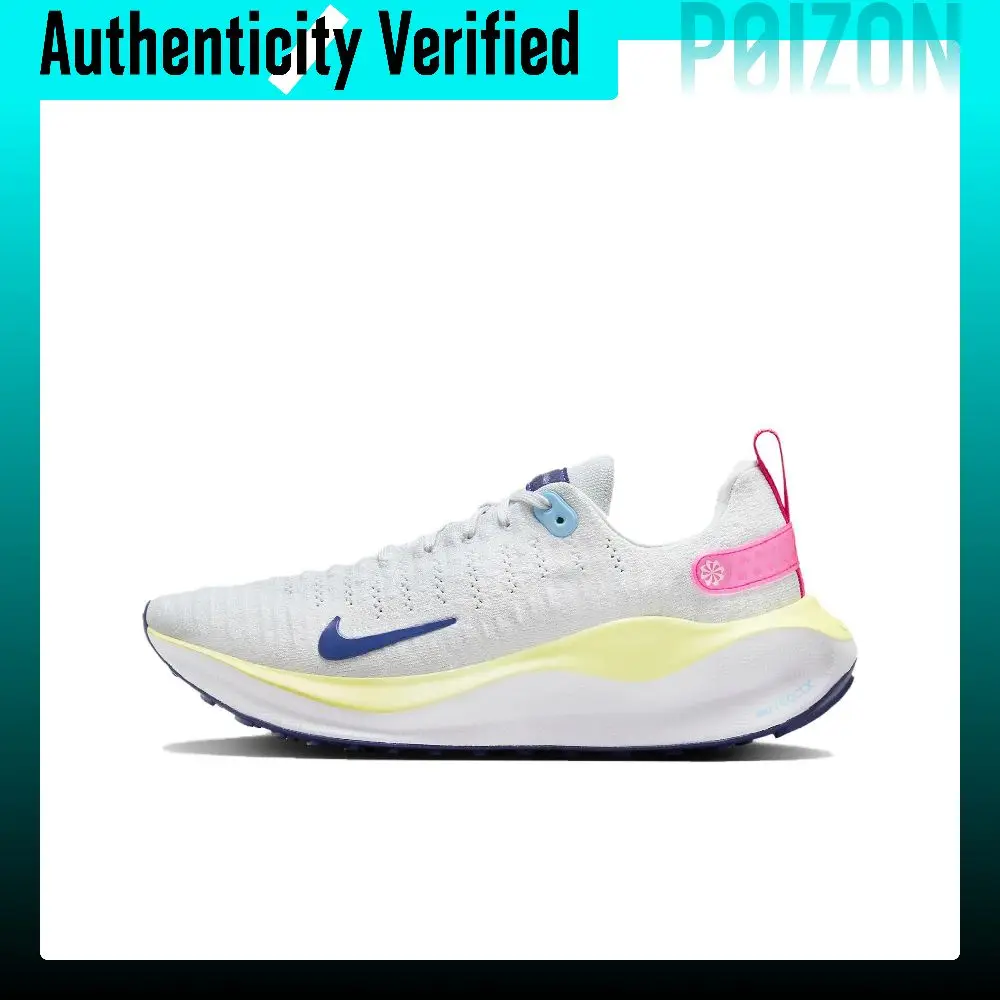 Nike Reactx Infinity 4 Running Shoes Women's Low-top Gray White DR2670-009