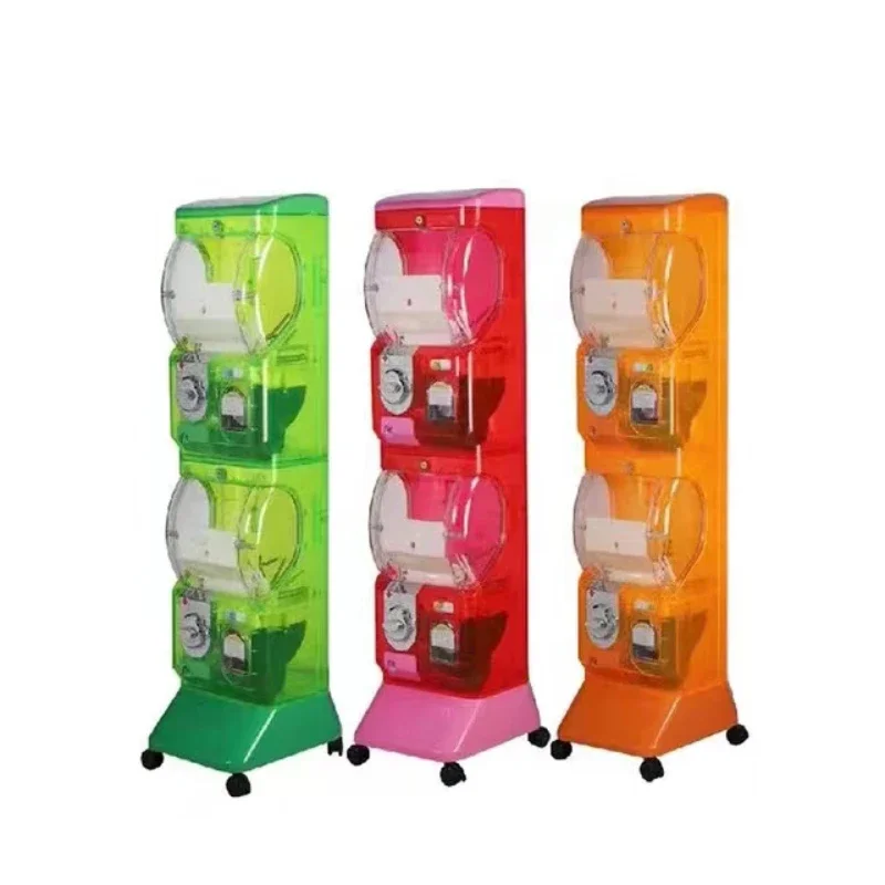 

Двухслойная машина для денег с монетоприемником Машина для денег развлечений Вертикальный торговый автомат Candy