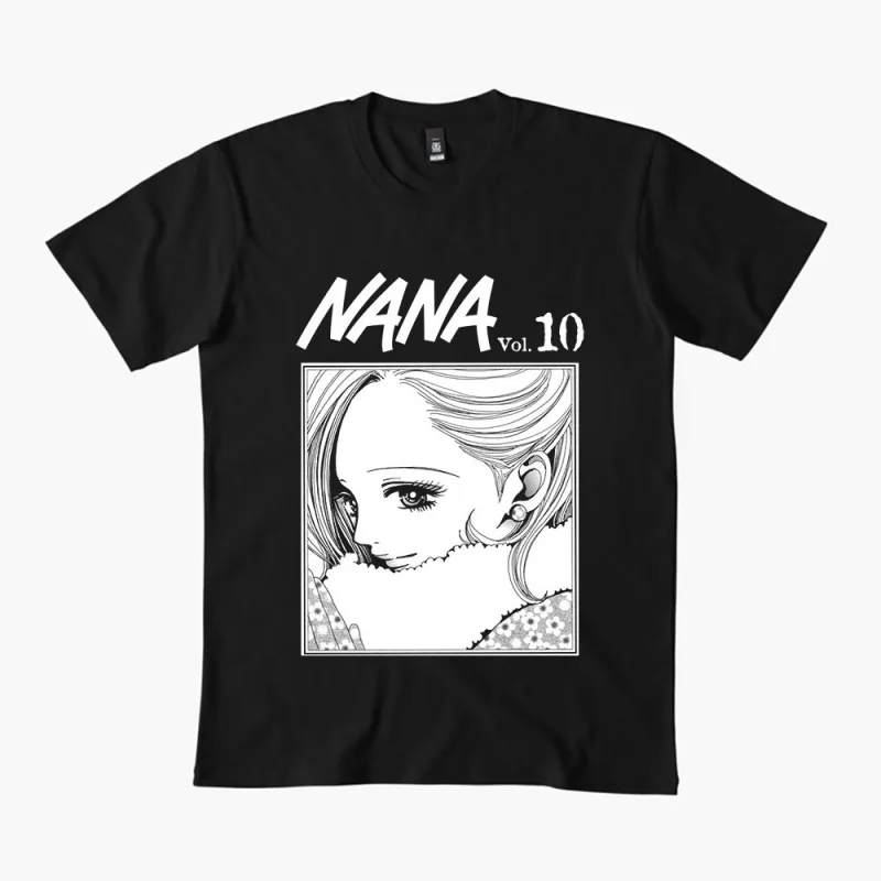

Nana Osaki 0330 The Black Stones Punk Band Manga Gift T shirt Large size Tops Anime Girl Graphic Print Y2k Clothes Cartoon Tee