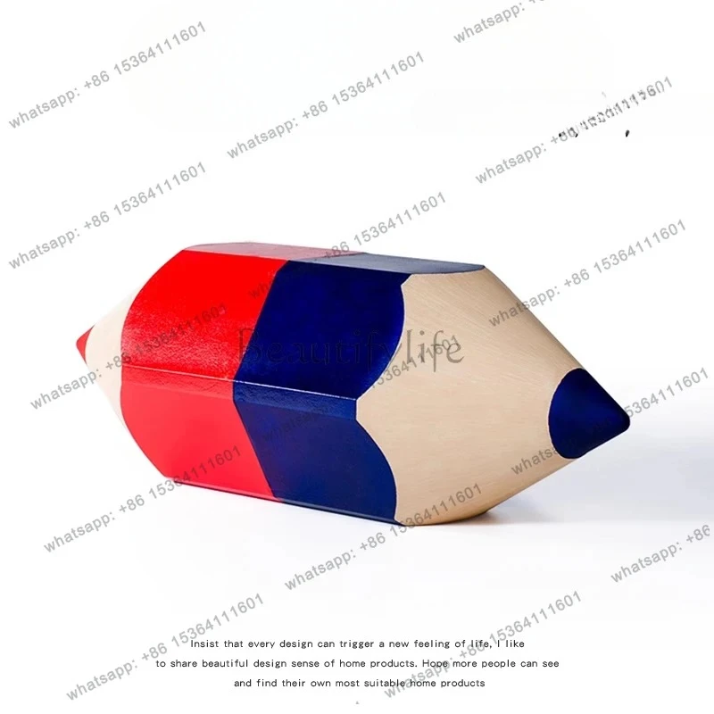 Modern creative designer fashion pencil bench children's model room living room bedroom decoration