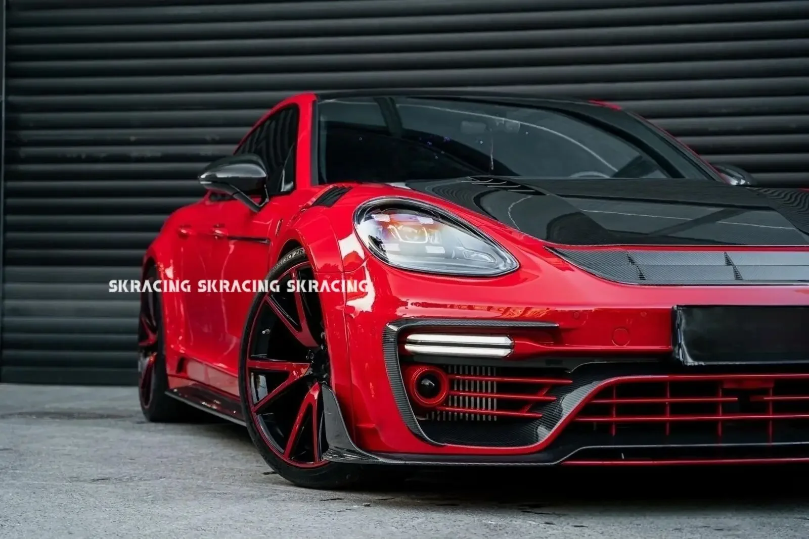 New Style Bodykits Fits For Porsche Panamera 971 Front Bumper Side Fenders Vents Cover Exterior  Trims Decorative Parts