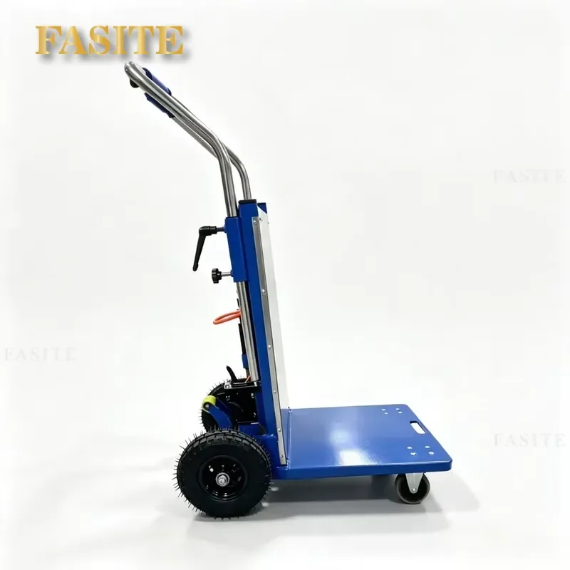 Electric Stair Climbing Hand Truck 400kg 880lbs 48V Lithium Battery Powered Stair Climber Trolley for Home Moving Warehouse