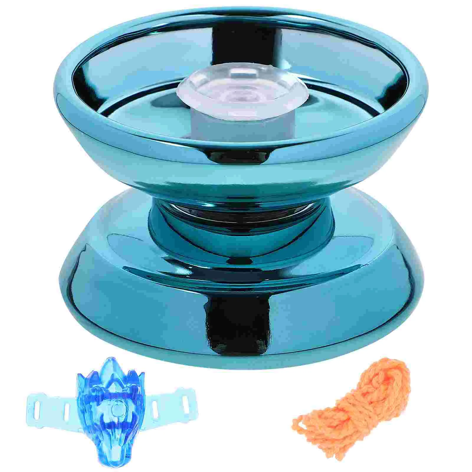 Toy Alloy Yo-Yo Entry Type Dead Sleep Living Competitive Outdoor Yo-yos Ball Plaything Blue Fingertip Yoyo Funny Child