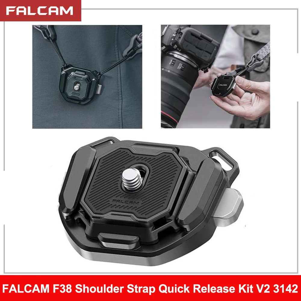 FALCAM F38 V2 3142 Shoulder Strap Base Quick Release Base, F38 Shoulder Strap Kit