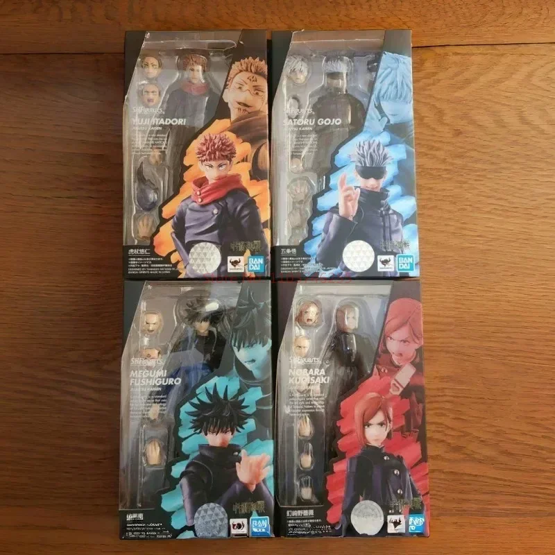 

Original Bandai Shf Jujutsu Kaisen Figure Gojo Satoru Itadori Yuji Fushiguro Megumi Kugisaki Nobara Anime Adult Kids Toys Gifts