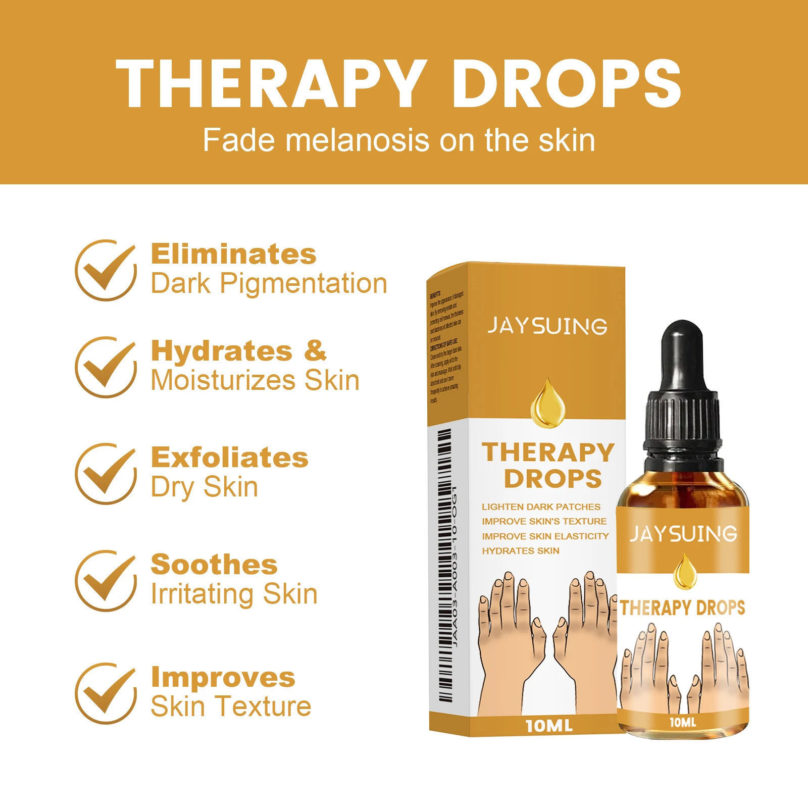 Finger Brightening Serum Exfoliates And Fades Dullness For Fingers Knees And Elbows Brightens Skin Tone Hand Care Serum Oil