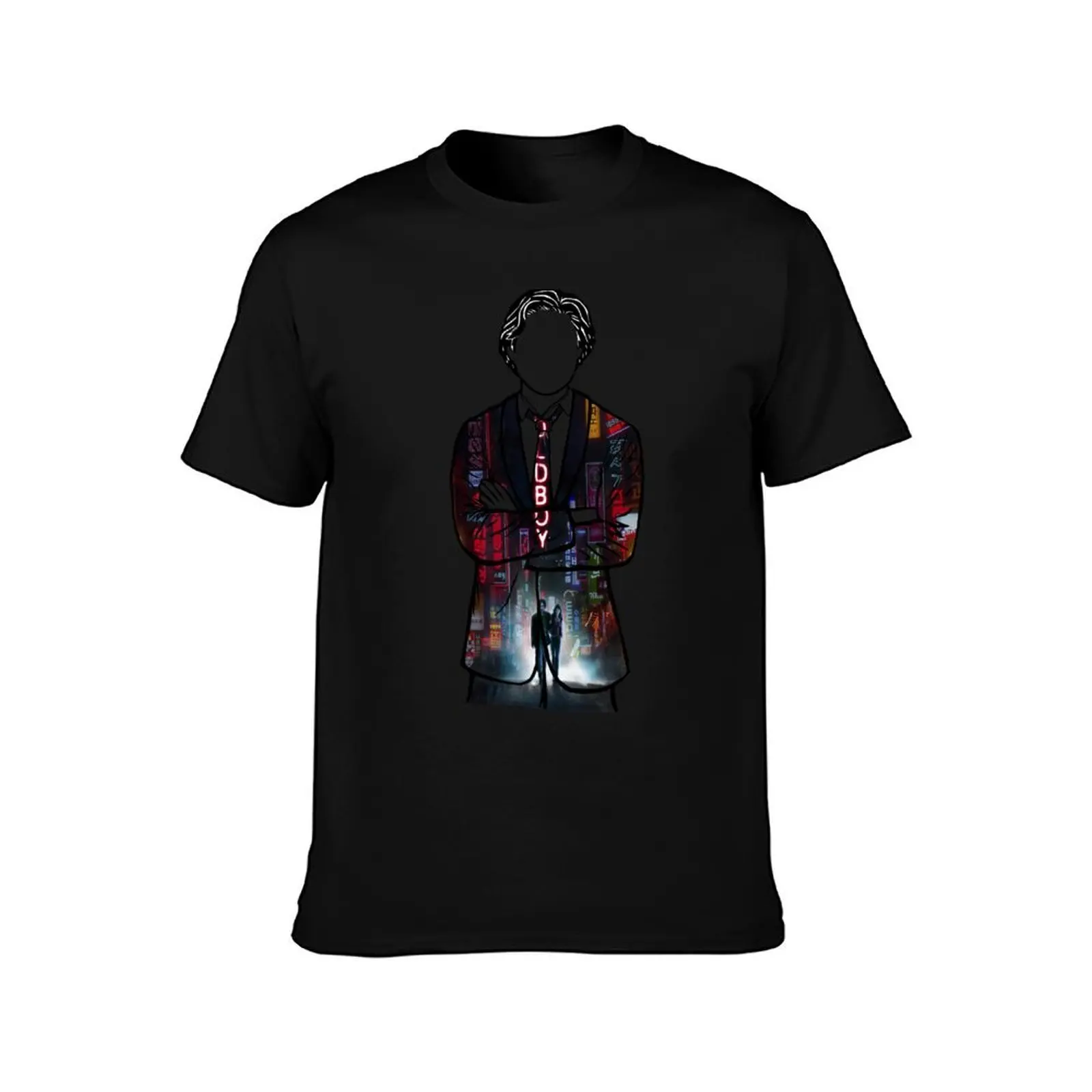 Park Chan Wook (Oldboy) Portrait T-Shirt, Summer Casual Cotton Tee, Oversized Streetwear Tops, Vintage Graphic Print
