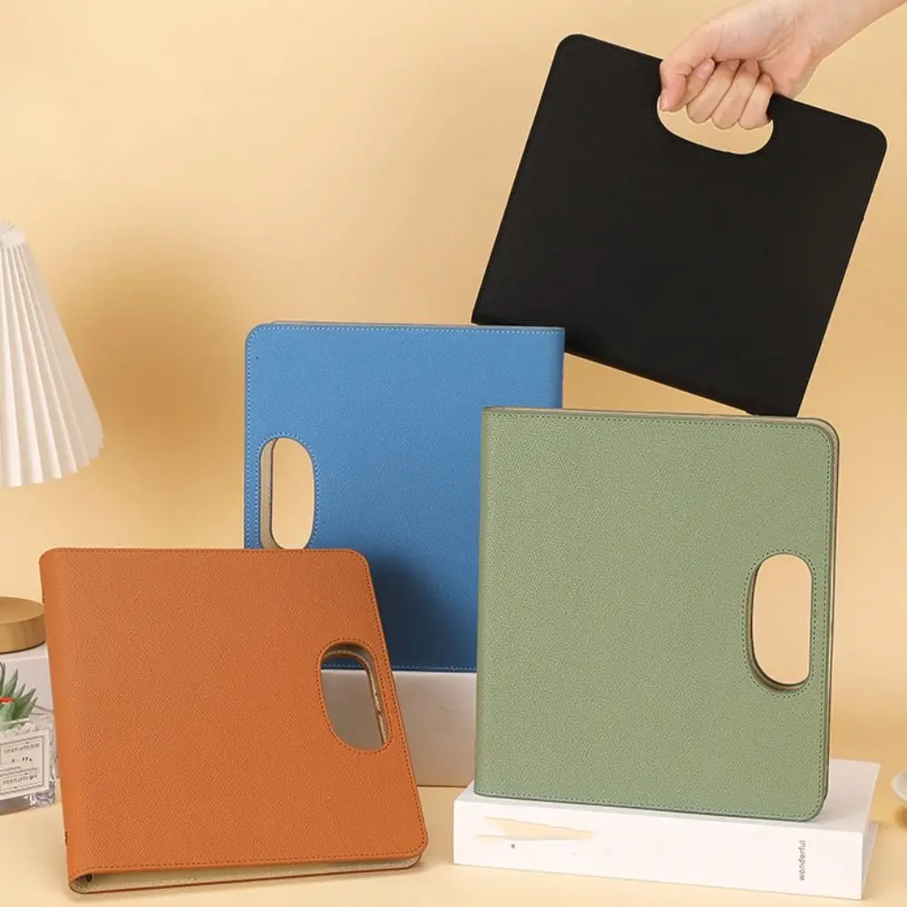 

Fashion PU Leather A5 Notebook To Do List Diary Loose Leaf Notebook Retro Stationery Meeting Minutes Book Girls