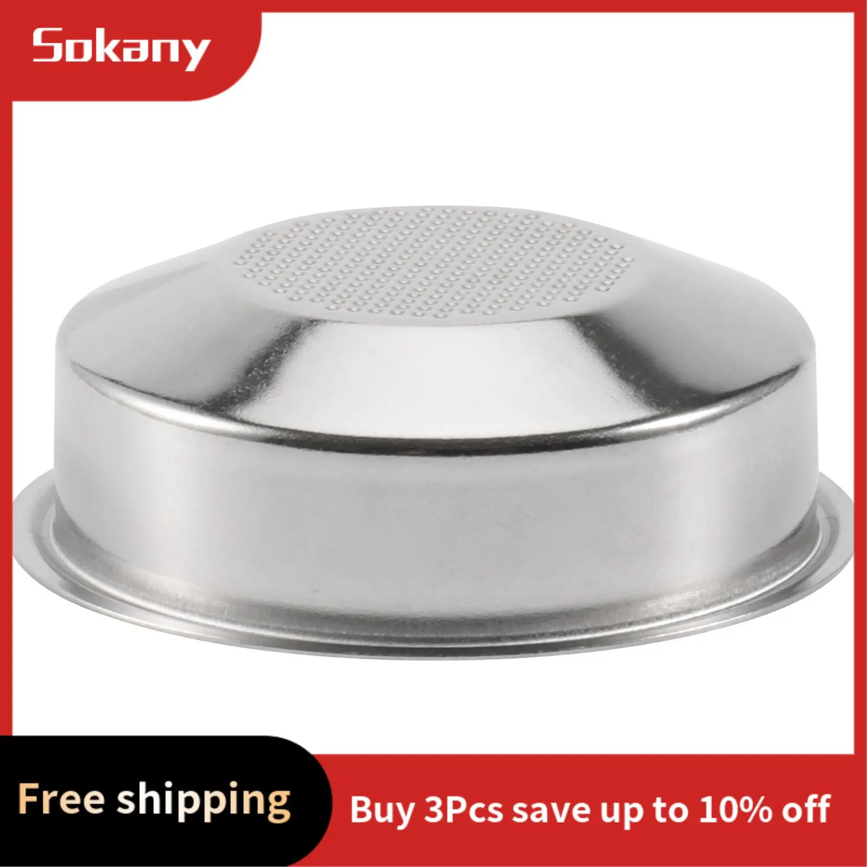 

A68M-2X Coffee Filter,51Mm Stainless Steel Coffee Filter Cup Basket,Non-Pressure Coffee Maker Filters A & B