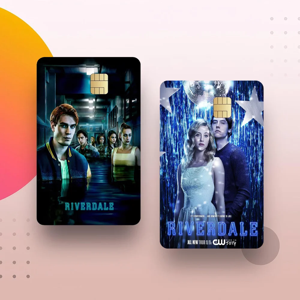American Suspense TV Riverdale Anime Matte Front Skin Film Sticker Cover For Small Chip Credit Card Debit Card