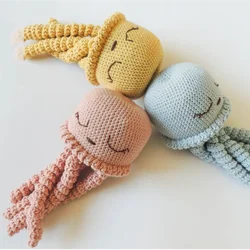 Cute Crochet Octopus Toy for Preemie, Amigurumi Octopus for Infant Baby Shower Gift, Sea Creature Toy