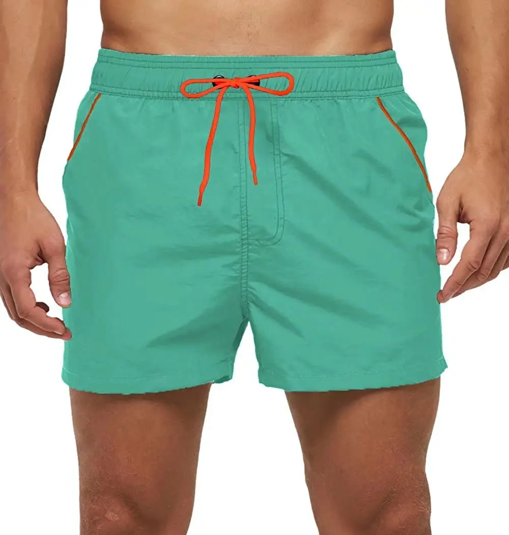 Mężczyźni Summer Swim Shorts Pluki kąpielowe stroje kąpielowe Szybko wysuszyć surfowanie plażowe deski elastyczne talii