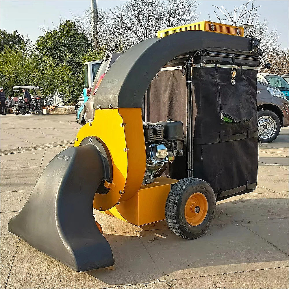 Mini Vehicular-Driven Petrol-Powered Leaf Collector Vacuum with Motor & Gear for Garden Leaf Cleaning Tool