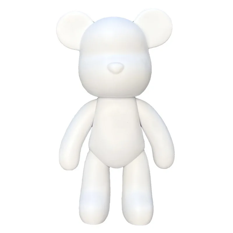 Fluid Bear White Embryo Craft DIY Material Kits Colouring Dolls Boys and Girls Toys  Acrylic Paints Set Craft Paint