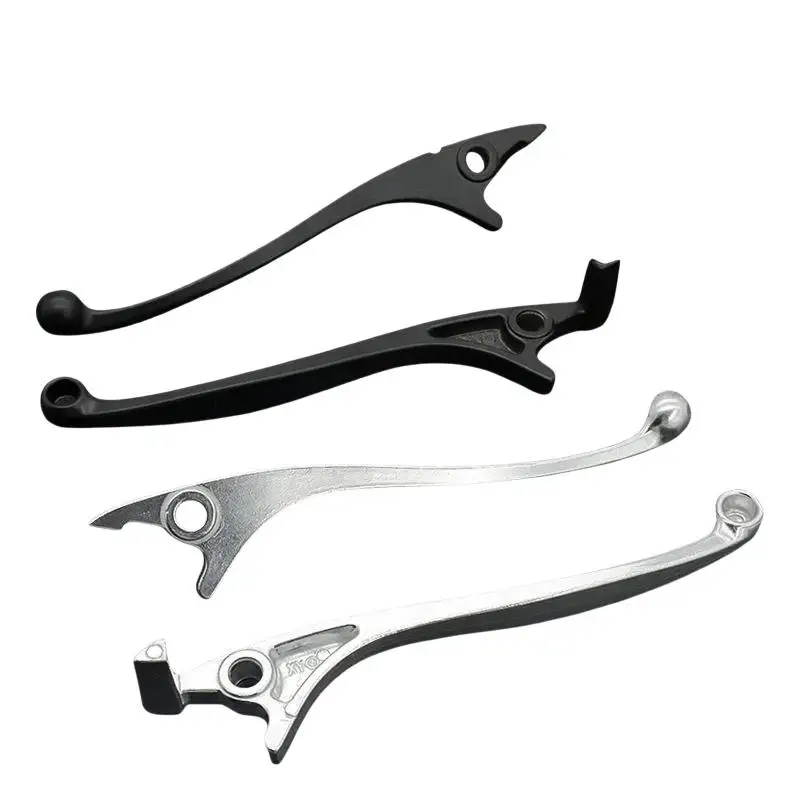 Hochfester Fahrradbremshebel Schwarz Silber Links Rechts Universalhebel für Mountainbike, Rennrad, Citybike, Outdoor-Fahrt Ersatzteil – Detail 5