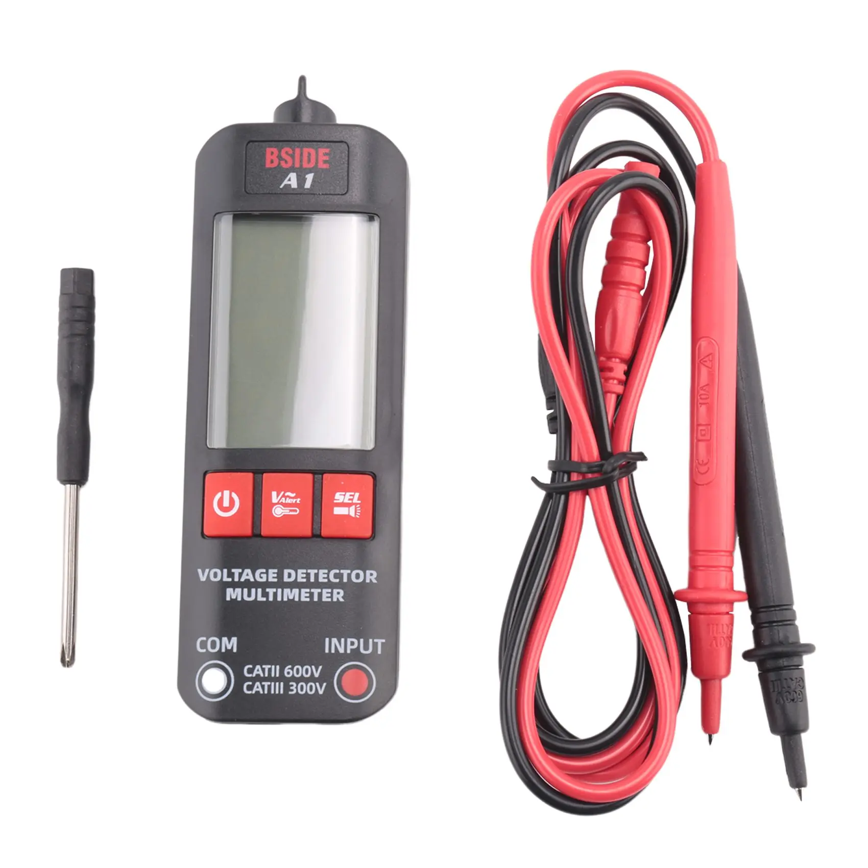 BSIDE A1 Voltage Tester Detector Multimeter Color Display Non-Contact Electric Pen Dual Range Live Wire Test