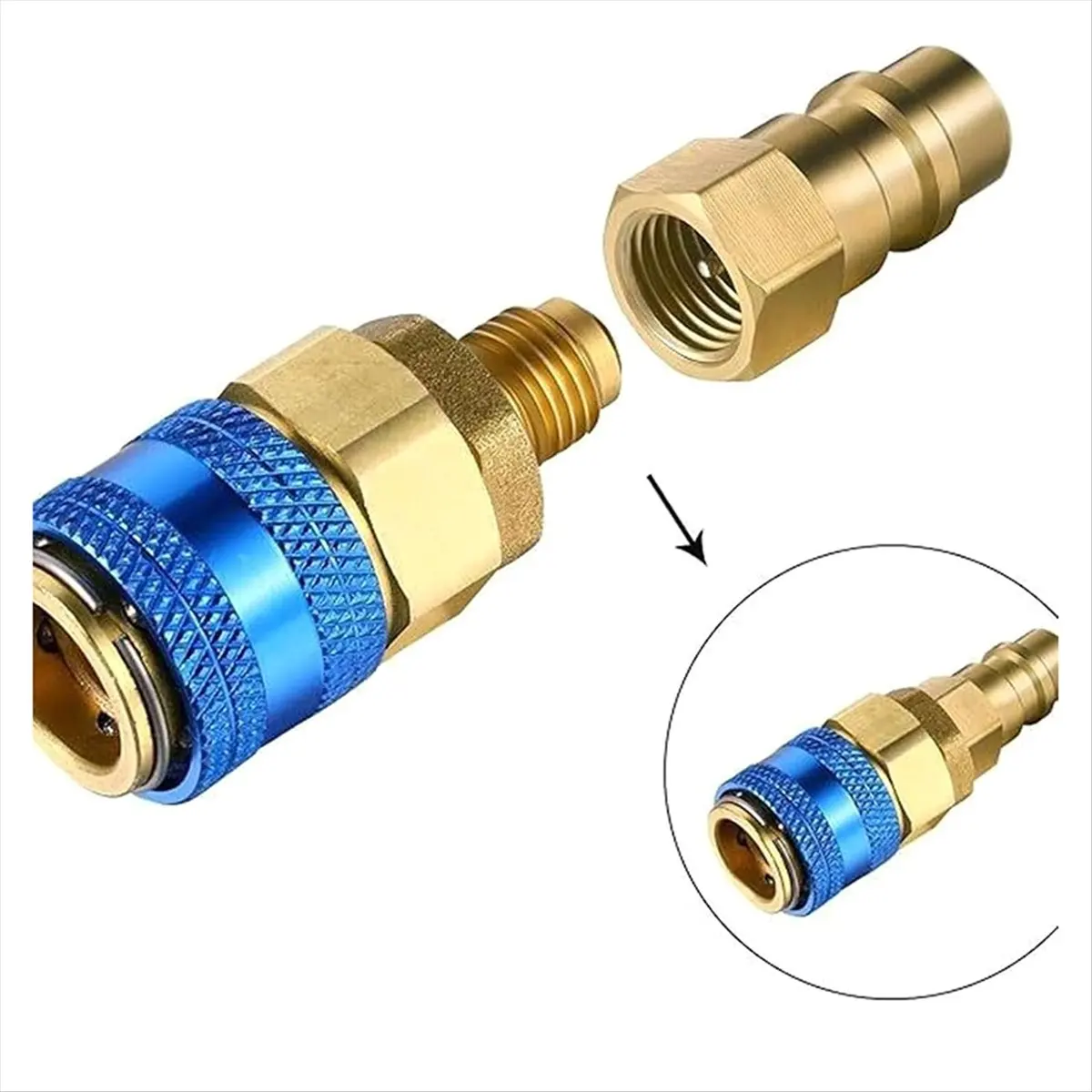 DT56 R134a Conversion Kits Air Conditioners Filling Valves Fittings Port Adapter Retrofits Quick Disconnect Couplers
