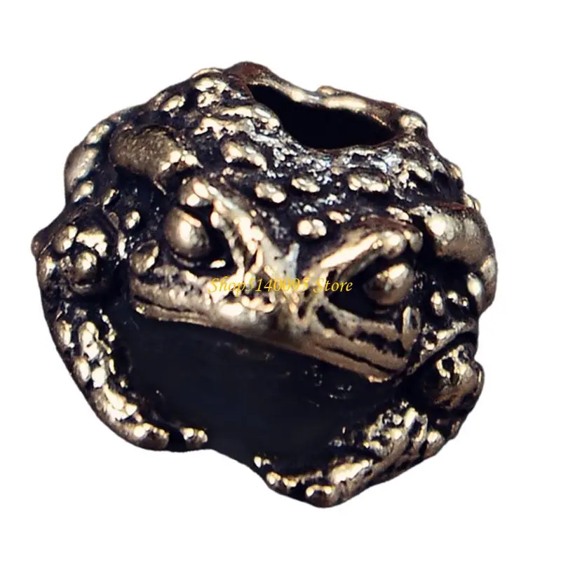 Dxae sapo cuentas metal colgante para paracord y joyas elaborando gran agujero