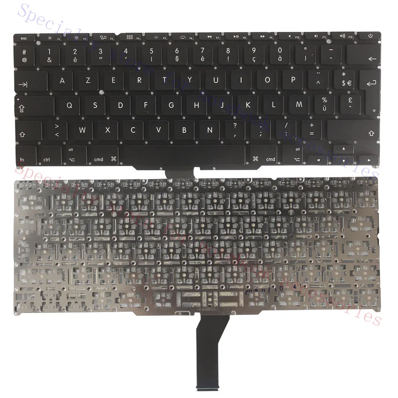 R+  For Macbook AIR 11.6 A1370 A1465 Clavier FR AZERTY French Keyboard 2011-2014