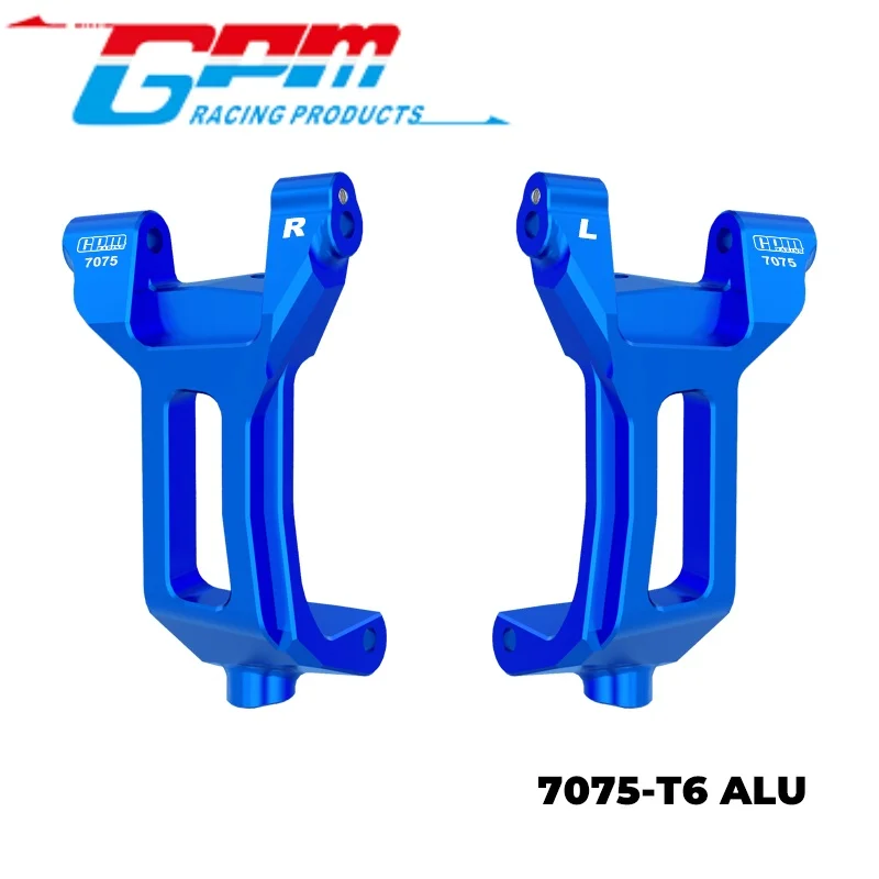 GPM TPS019 7075 ALLOY FRONT CASTER BLOCKS FOR TRAXXAS 1/6 FUNCO PRO SCALE 2WD SAND CAR 8S RC Upgrade