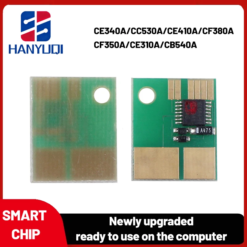 

Carbon powder chip CE340A CC530A CE410A CF380A CF350A CE310A CB540A for HPS universal ink cartridge chip