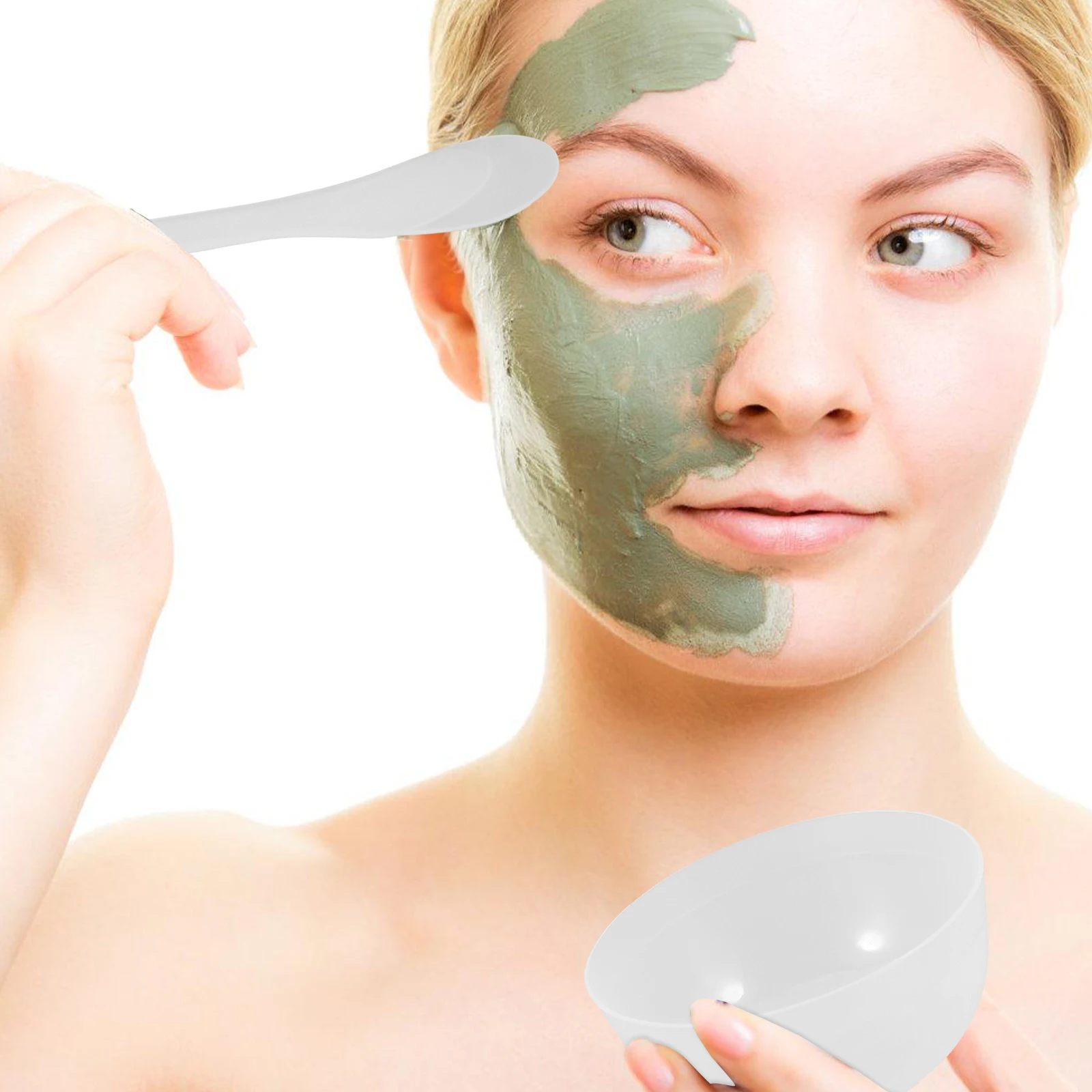 

10pcs Mixing Bowls Crystal Mud Containers Lightweight Stackable Washable Reusable Bpa-Free Plastic Diy Tools For