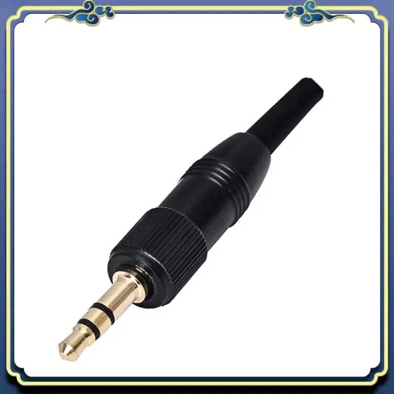 Portable 50Pcs 3.5Mm Stereo Screw Locking Audio Lock Connector For Sennheiser For Sony Nady Audio2000s Mic Spare Plug Adapter