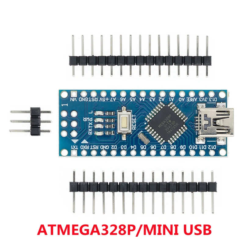 Promoción para Arduino Nano 3,0 Atmega328 controlador Compatible placa módulo PCB Placa de desarrollo sin USB V3.0