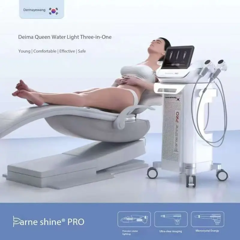 皮膚検出用の陰圧水分補給を備えたスリーインワン自動ウォーターライトマシン