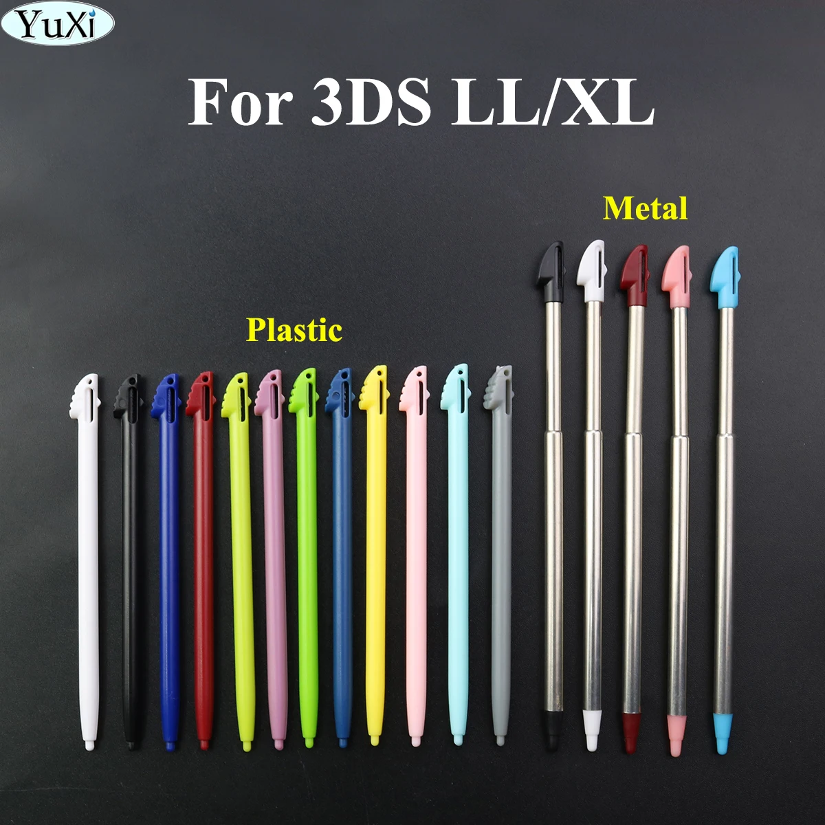 1piece Metal Plastic Touch Stylus Pen for Nintend 3DS XL LL Plastic Game Video Stylus Pen Game Accessories