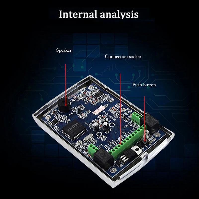 Imagem -04 - Onccess Onontrol Eyeypad Ateraterproof 26 Oooode Ode Eyith Eyeyeypad Ith com Ackacklight Onccess 1000 Ontrol 1000 Sers Sers Eyeypad para Oarage Ooor