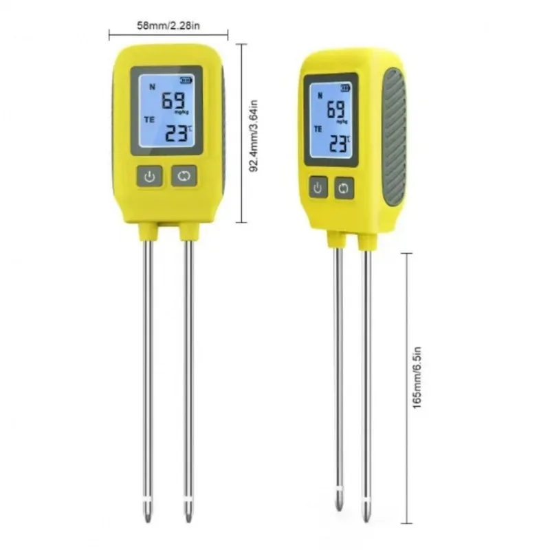 Detektor gleby z podwójną sondą