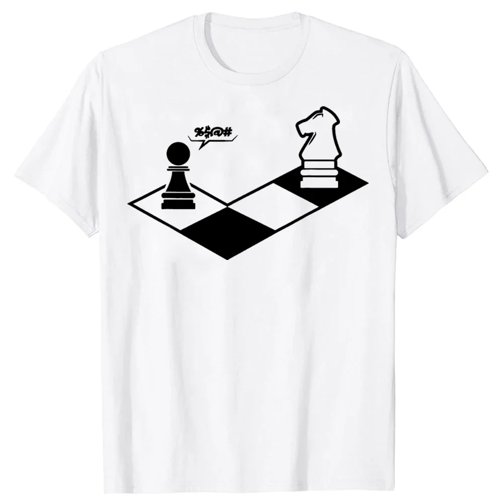 Funny Retro Chess Gift Chess Player T Shirts Summer Style Graphic Cotton Streetwear Short Sleeve Birthday Gifts T-shirt Men