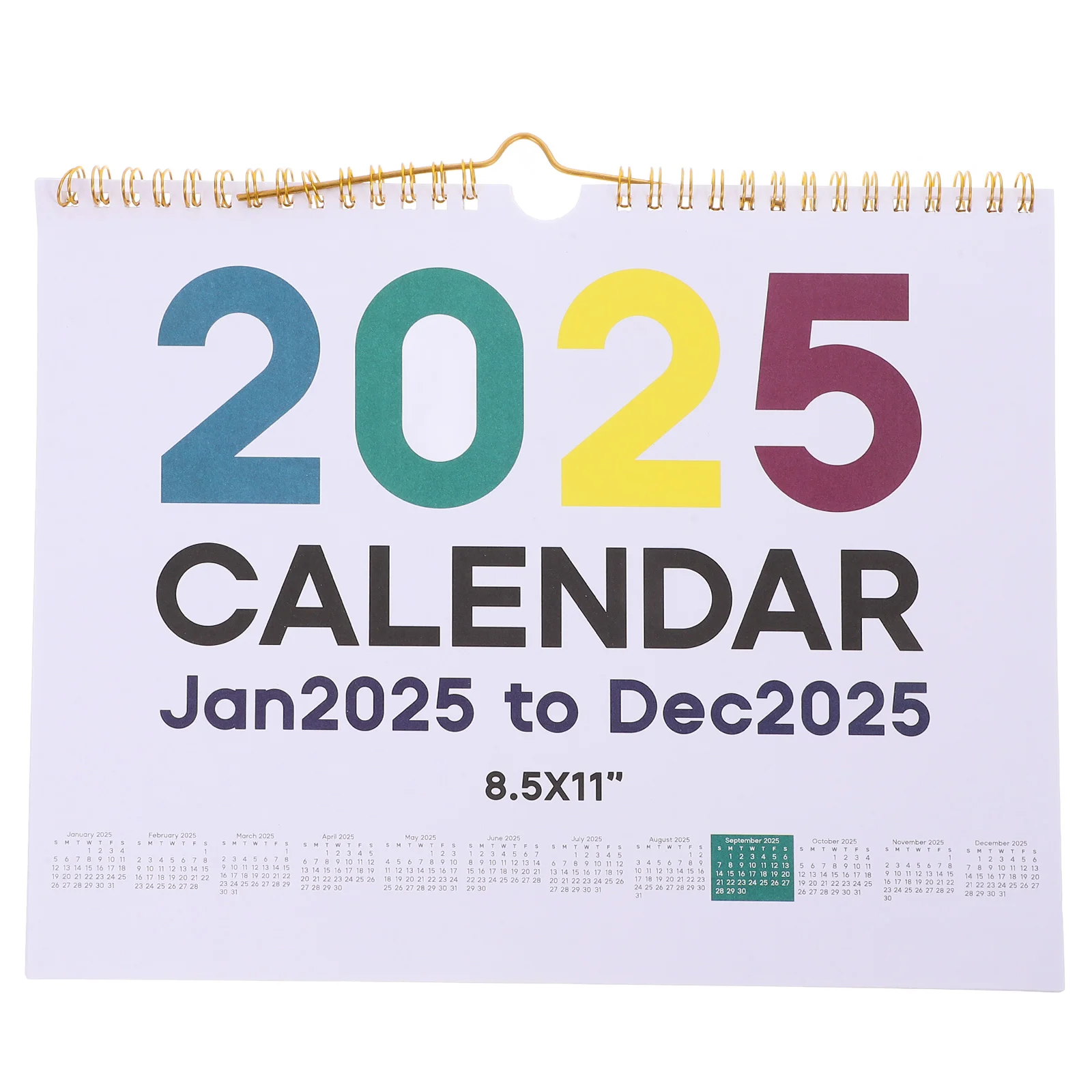 2025 Calendar Office Supplies for Women Wall Planning Daily Calendars Simple Home Accessory