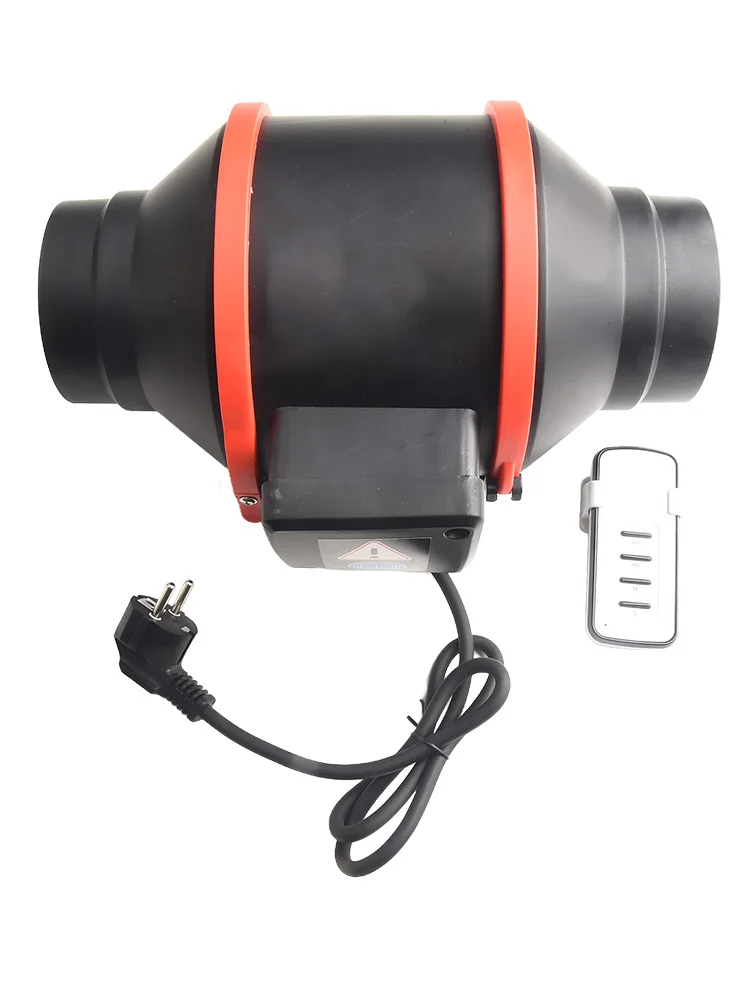 Flue Fan 100mm Inline Duct Fan Extractor Fan With Variable Speed Control Industrial Exhaust Ventilation Fan