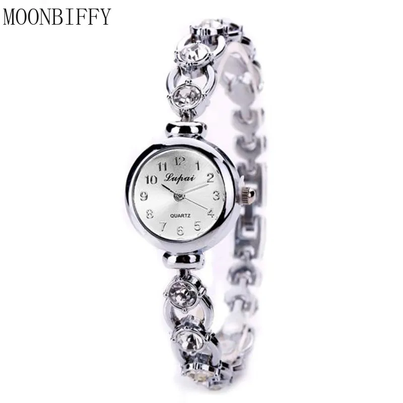 

Ladies Elegant Classic Wrist Watches Women Rhinestones Quartz Bracelet Watch Women's Crystal Small Dial Watch Relojes Para Mujer